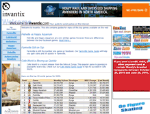 Tablet Screenshot of invantix.com